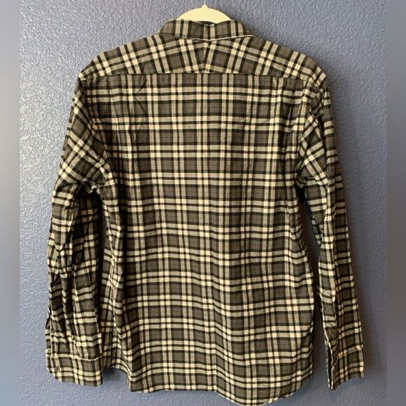 Simon Spurr Gray and Black Button Down Mens Casual Shirt | Large - Picture 3 of 3